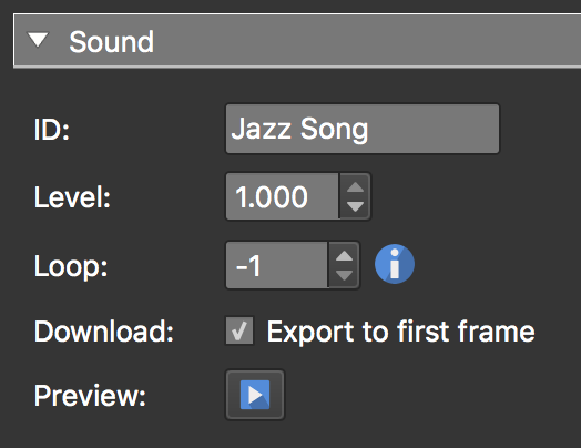 Skin Editor Canvas Sound Properties